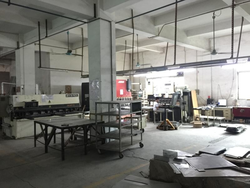 Guangzhou Ansheng Display Shelves Co.,Ltd ligne de production du fabricant