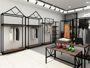 Présentoirs en acier au détail professionnels d'unités de visualisation d'habillement pour le magasin d'habillement de femmes
