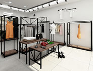 Présentoirs en acier au détail professionnels d'unités de visualisation d'habillement pour le magasin d'habillement de femmes