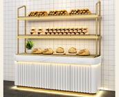 La boulangerie de étagère plaquée titanique de pain de magasin de nourriture enterre l'affichage de pain