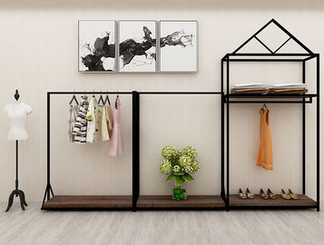 Professional Retail Clothing Display Units Steel Display Shelves For Women Clothing Store