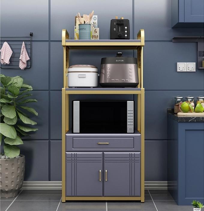 5 couches d'acier inoxydable de cuisine de support de microonde Oven