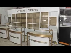 Vitrine de bijoux verrouillable avec 4000K-6000k éclairage LED